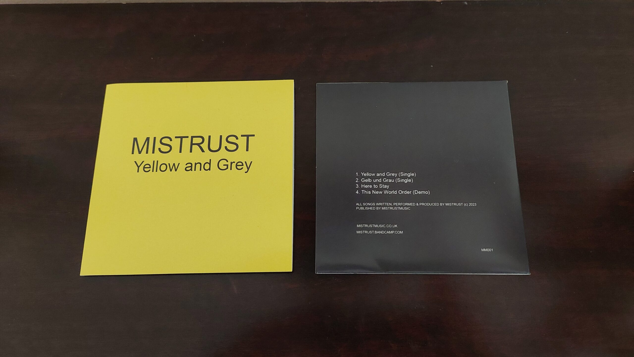 Yellow and Grey Limited Edition CD Out Today!
